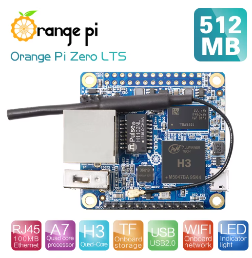 오렌지파이 제로 LTS 512 Zero  LTS 512 H3